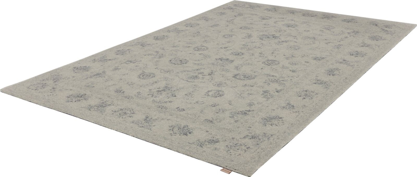 Agnella Rugs House Loves Calisia VINTAGE Flora Beige - 100% Undyed New Zealand Wool - Free Delivery