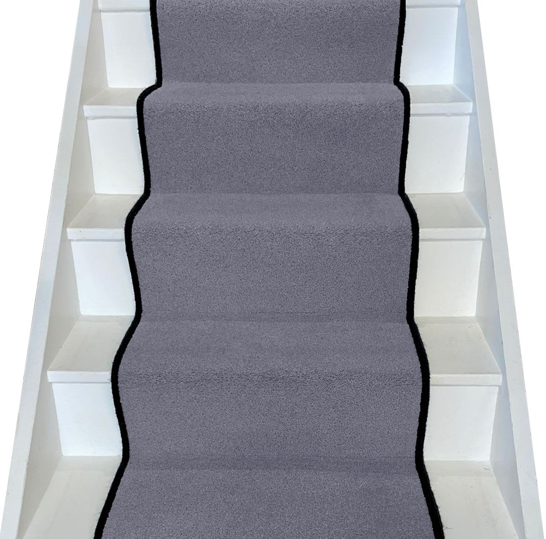 Brintons Carpets Bell Twist Flint Plain Stair Runner (Per Linear Metre)