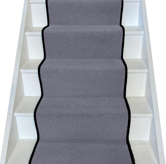 Brintons Carpets Bell Twist Flint Plain Stair Runner (Per Linear Metre)