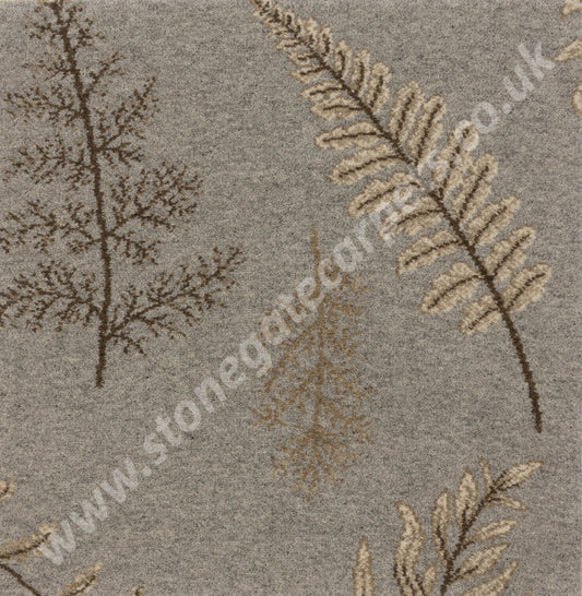 Brintons Carpets Purely Natural Fauna And Flora Bracken Et Al Cloud (Per M²) Carpet
