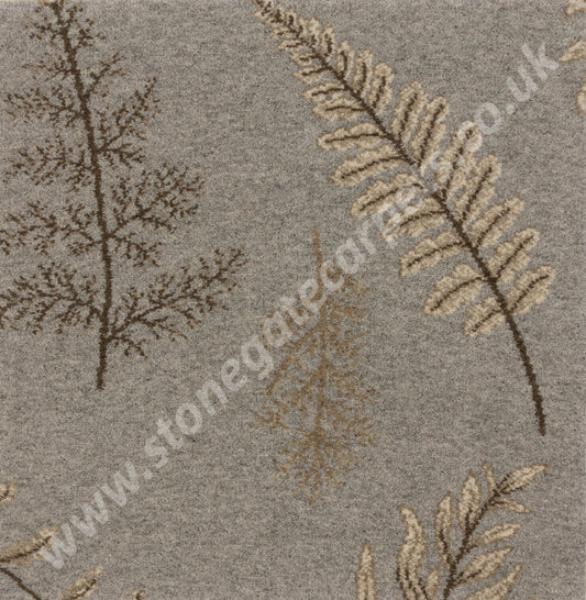Brintons Carpets Purely Natural Flora and Fauna Bracken et al Cloud