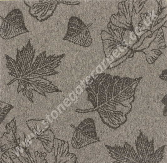 Brintons Carpets Purely Natural Fauna And Flora Fallen Leaves Cloud (Per M²) Carpet