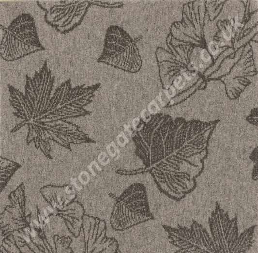 Brintons Carpets Purely Natural Flora and Fauna Fallen Leaves Cloud