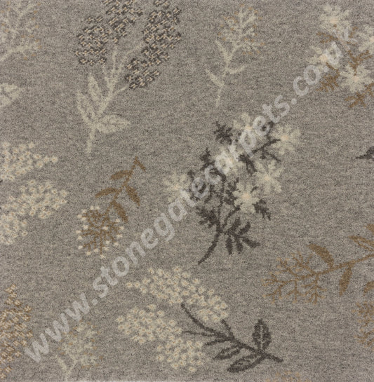 Brintons Carpets Purely Natural Fauna And Flora Wild Flower Cloud (Per M²) Carpet