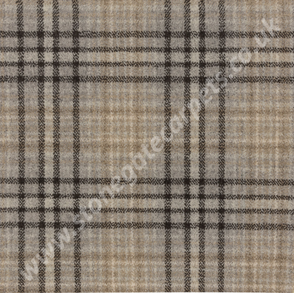 Brintons Carpets Purely Natural Plaids Bonnibel Stone