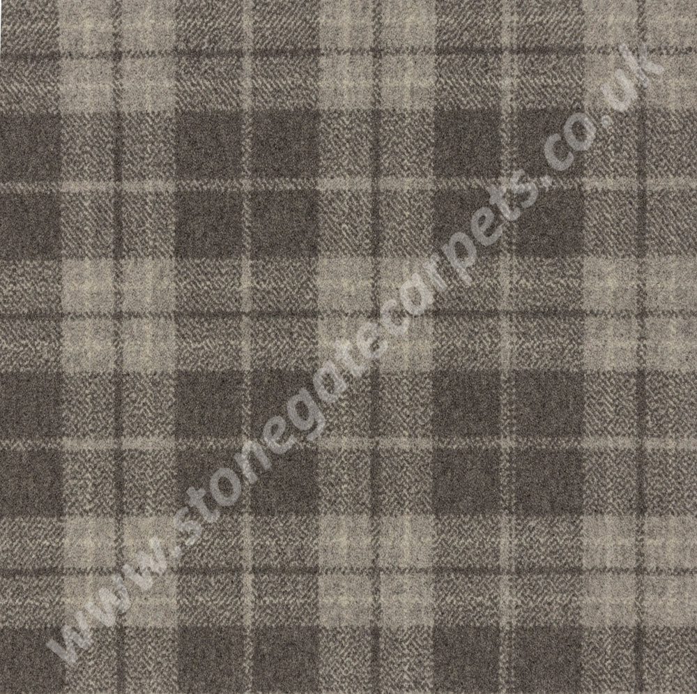 Brintons Carpets Purely Natural Plaids Brodie Grey
