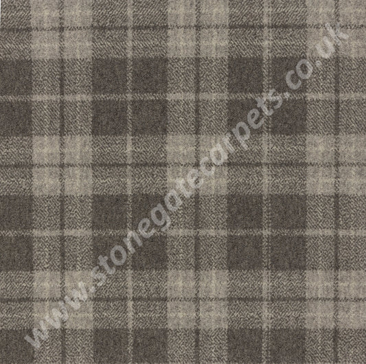 Brintons Carpets Purely Natural Plaids Brodie Grey