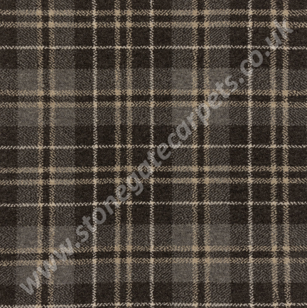 Brintons Carpets Purely Natural Plaids Machardy Graphite