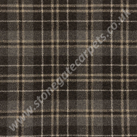 Brintons Carpets Purely Natural Plaids Machardy Graphite