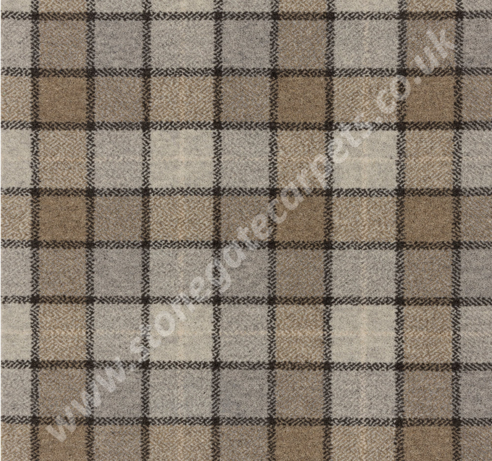 Brintons Carpets Purely Natural Plaids Nora Stone