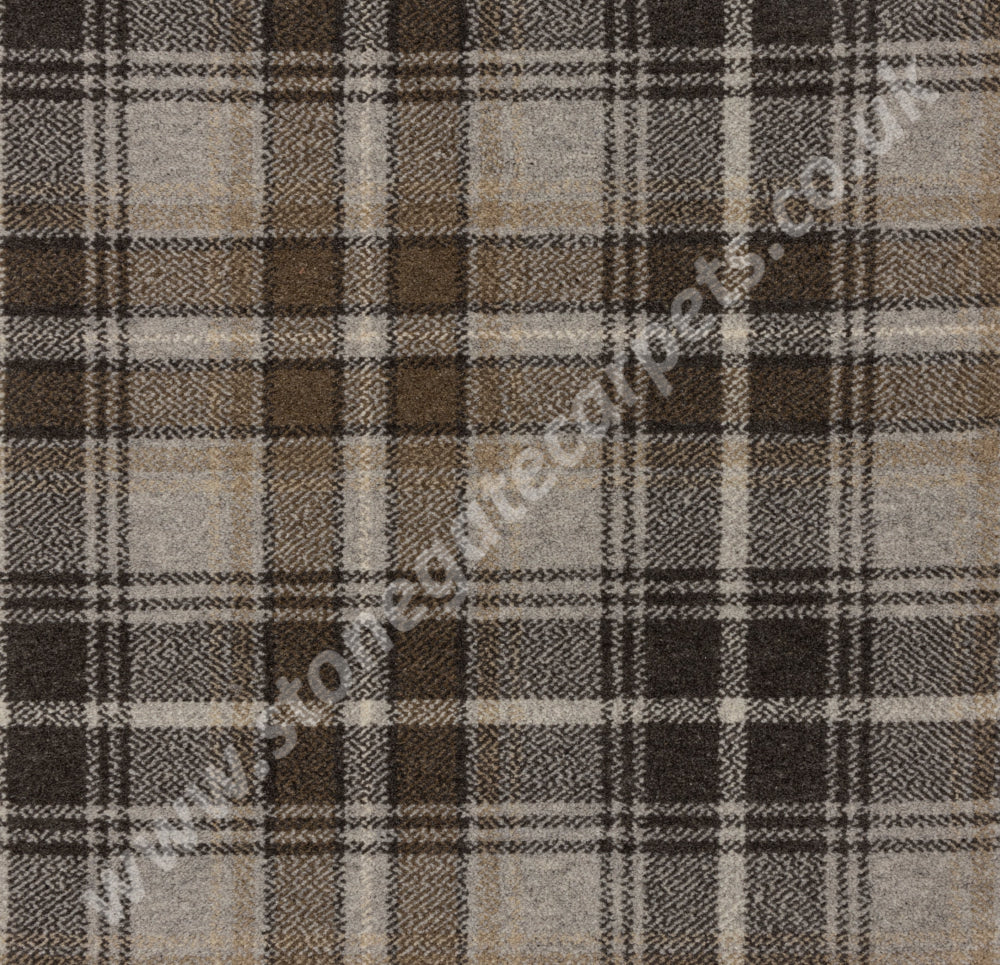 Brintons Carpets Purely Natural Plaids Rhona Pebble