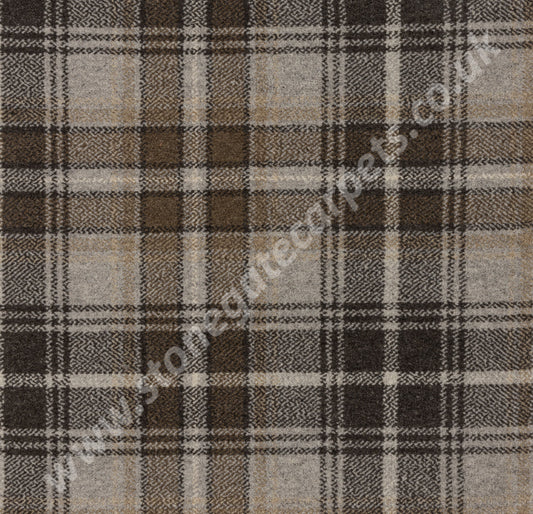 Brintons Carpets Purely Natural Plaids Rhona Pebble