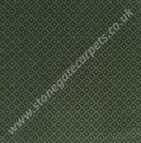 Brintons Carpets Royal Marquis Hunter Green Trellis 14/50348 (Per M²) Carpet