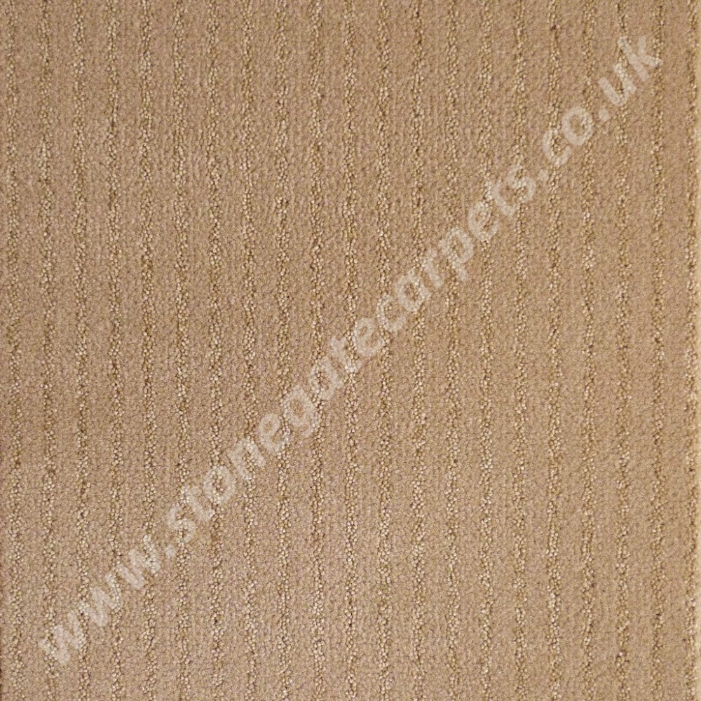 Brintons Carpets Stripes Collection Mink Strand Carpet Remnant 382ST/38265