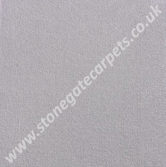 Brintons Carpets The Velvet Collection Alice Silver Carpet Remnant £45sq/mt