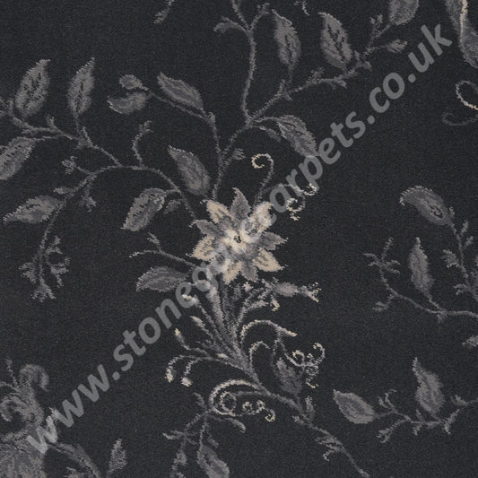 Brintons Carpets Timorous Beasties Grey Effie Carpet Remnant £50Sq/Mt From: