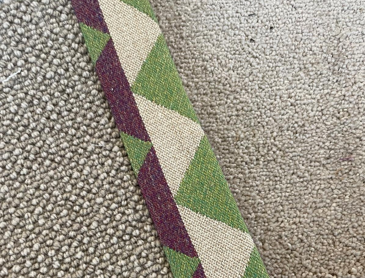 Ulster Carpets Open Spaces Leneve Auckland Coast & Geometric Funky Tape Stair Runner (Per Linear Metre)
