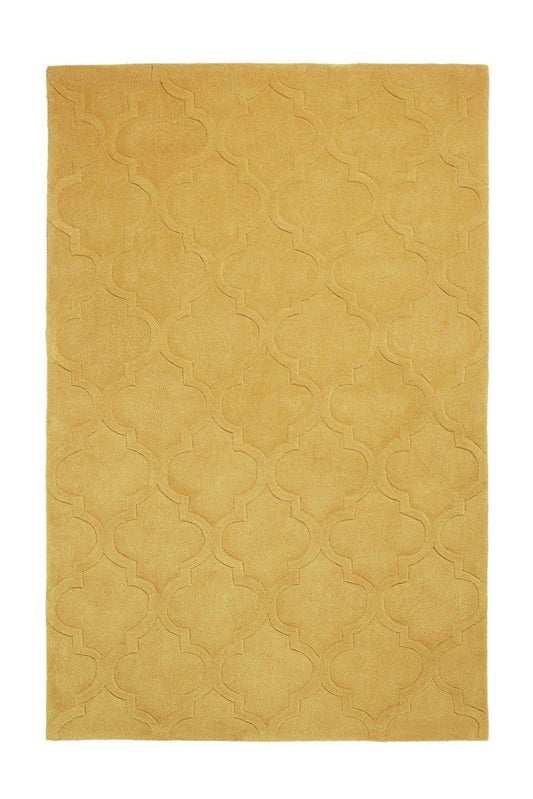 A - Stonegate Carpets Mustard Hong Kong Trellis Rug 120cm x 170cm (Delivery £35.00)