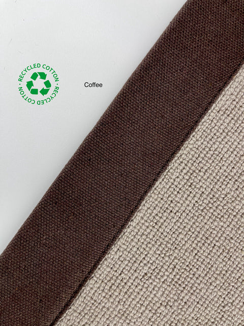 Taped Edging - Basketweave - Coffee