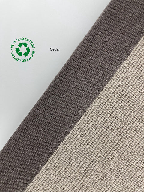 Taped Edging - Basketweave Contract - Cedar