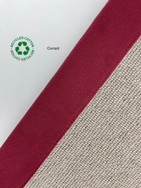 Taped Edging - Basketweave Contract - Currant