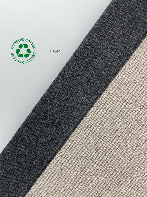 Taped Edging - Basketweave Contract - Raven