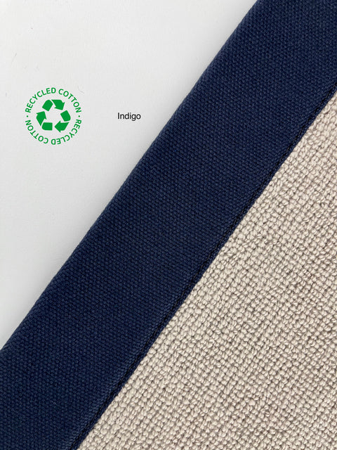Taped Edging - Basketweave - Indigo