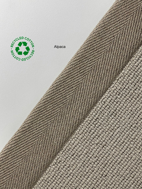 Taped Edging - Herringbone - Alpaca