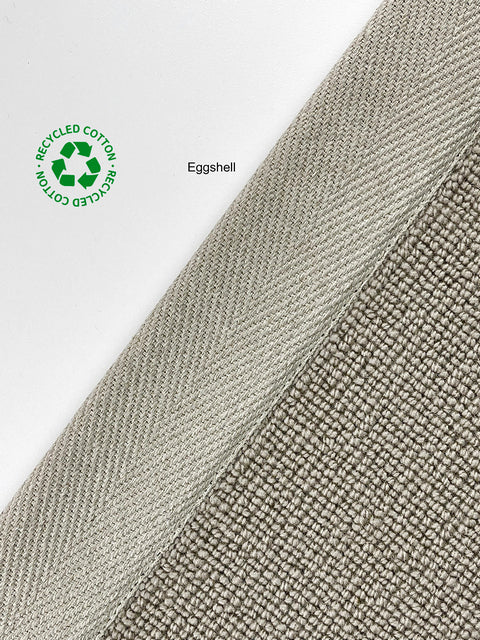 Taped Edging - Herringbone - Eggshell