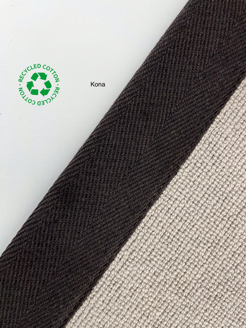 Taped Edging - Herringbone - Kona