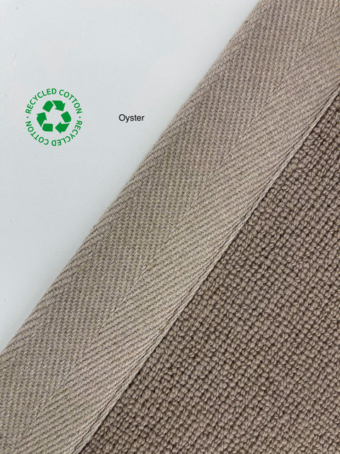 Taped Edging - Herringbone - Oyster