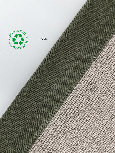 Taped Edging - Herringbone - Pickle