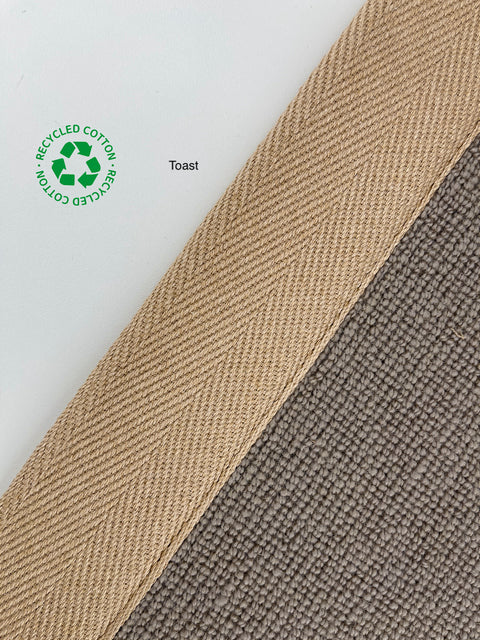 Taped Edging - Herringbone - Toast