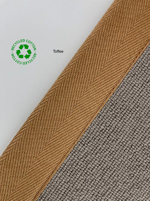 Taped Edging - Herringbone - Toffee