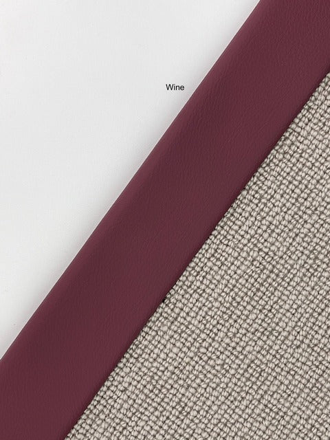 Taped Edging - Edmonton (Faux Leather) - Wine