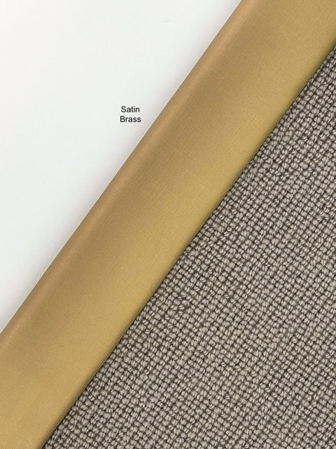 Taped Edging - Metallic (Faux Leather) - Satin Brass