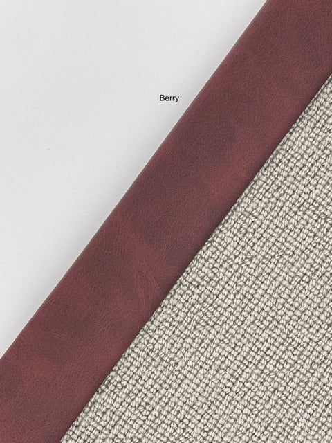 Taped Edging - Northridge (Faux Leather) - Berry