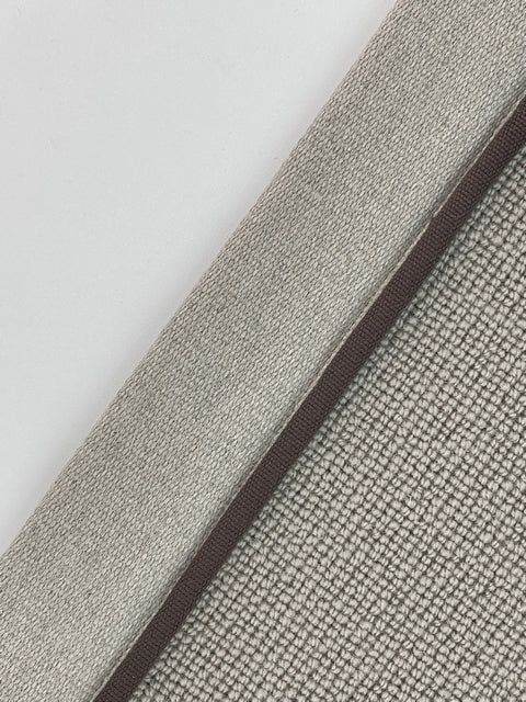 Taped Edging - Piping - Coffee