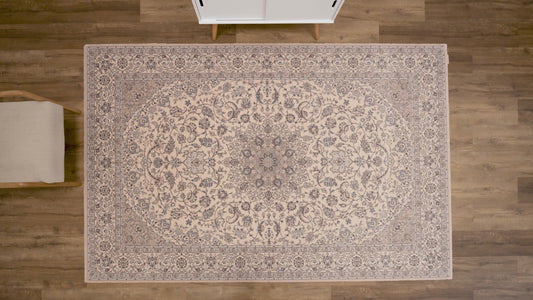 Agnella Rugs Calisia DAMORE Alabaster - 100% New Zealand Wool - Free Delivery
