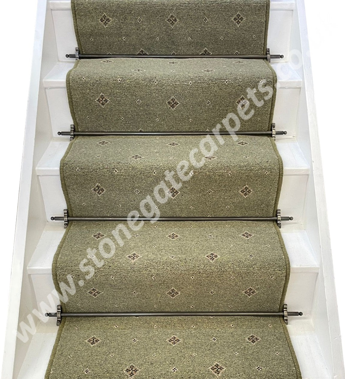 Ulster Carpets Tazmin Motif Forest Stair Runner