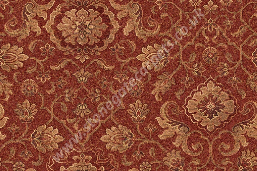 Ulster Carpets Anatolia Shirvan Petra Red 21/2374 (Please Call For Per M² Cost) Carpet
