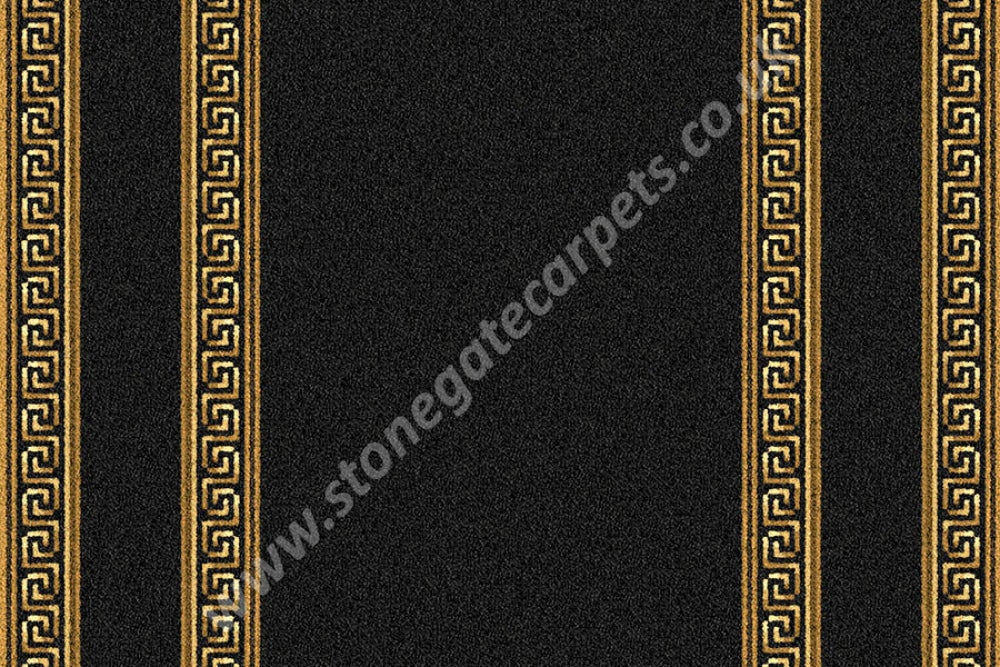 Ulster Carpets Athenia Black Runner 91/2711 (Please Call For Per M² Cost) Carpet
