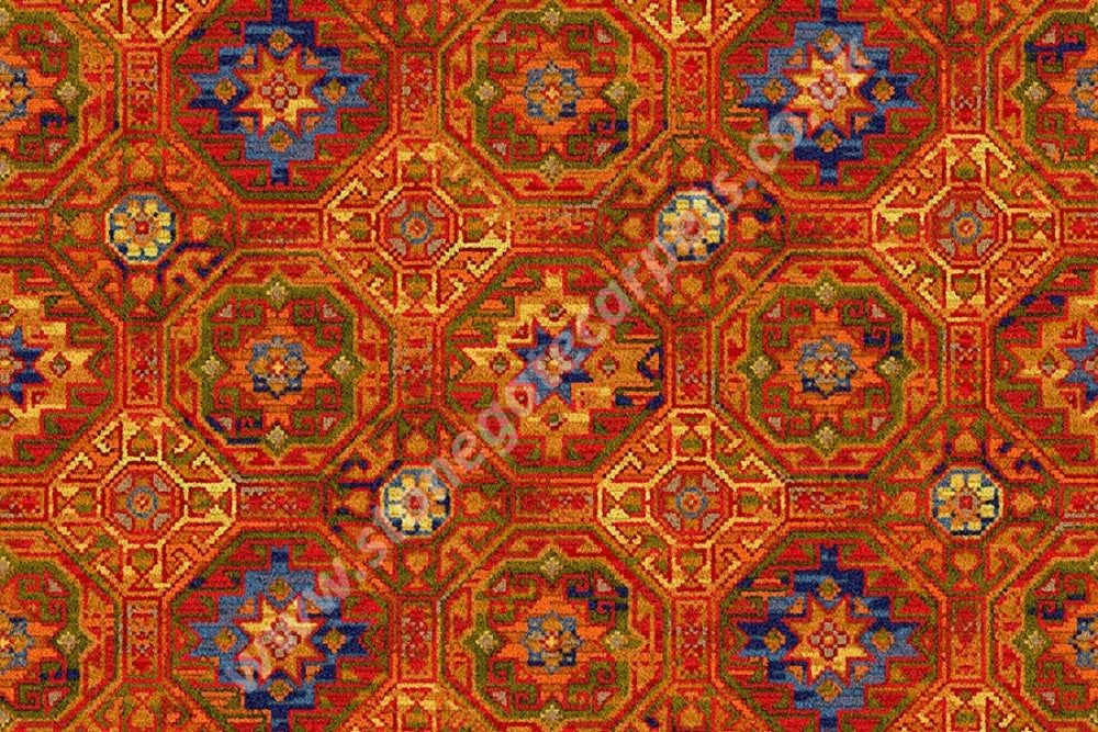 Ulster Carpets Glenavy Persian Red Carpet Remnant