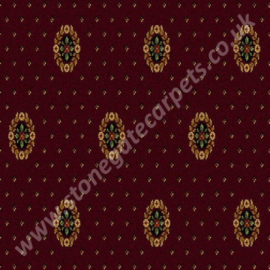 Ulster Carpets Sheriden Cameo Bordeaux 22/2614 (Please Call For Per M² Cost) 