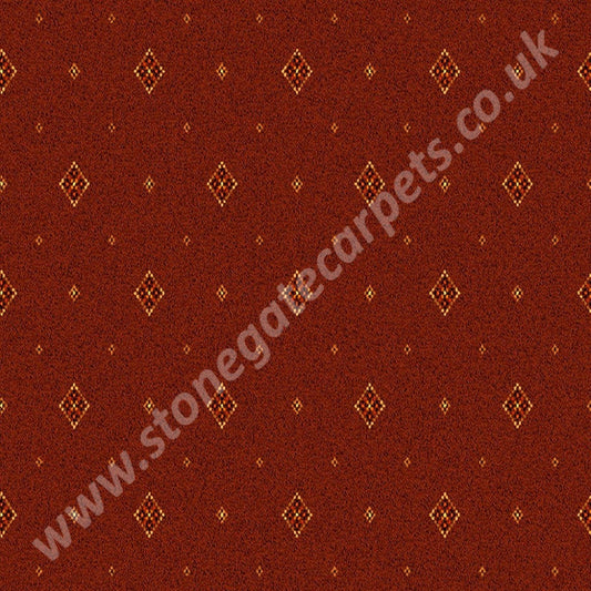 Ulster Carpets Tazmin Motif Sienna 23/2628 (Please Call For Per M² Cost) 