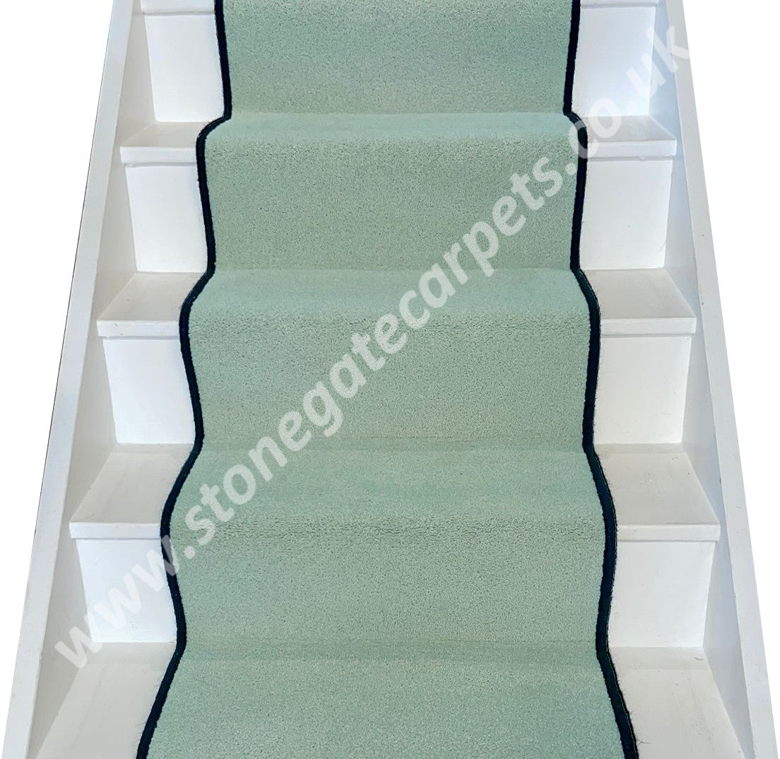 Ulster Carpets York Wilton Meadow Plain Stair Runner (Per Linear Metre)