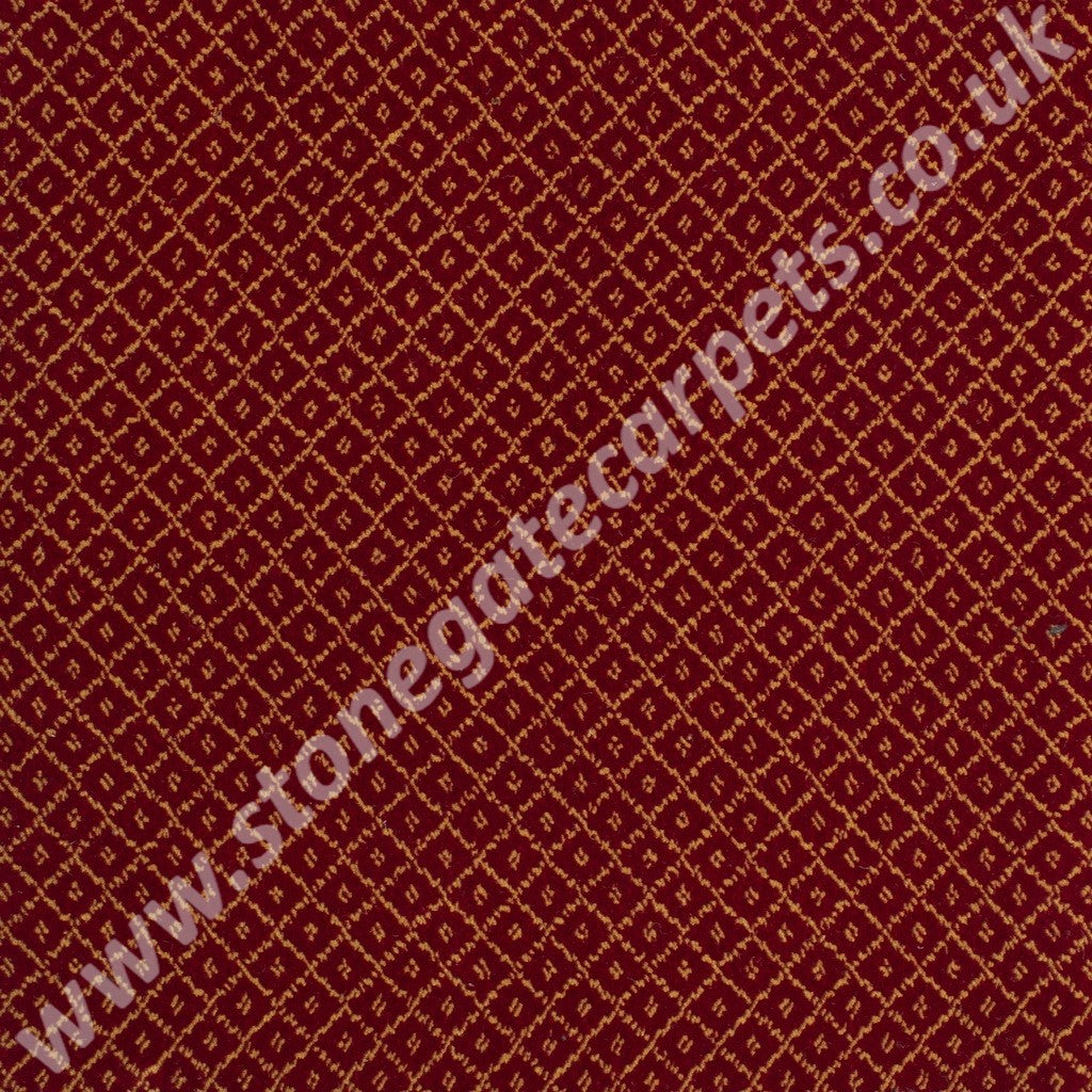 Brintons Carpets Royal Marquis Regal Red Trellis 11/50348