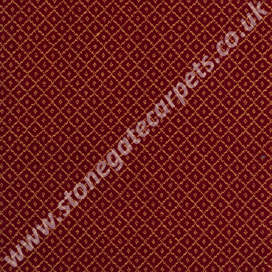 Brintons Carpets Royal Marquis Regal Red Trellis 11/50348