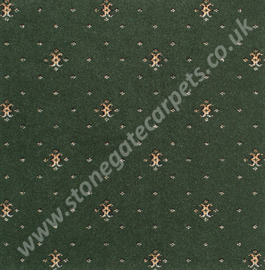 Brintons Carpets Royal Marquis Hunter Green Coronet 14/50347