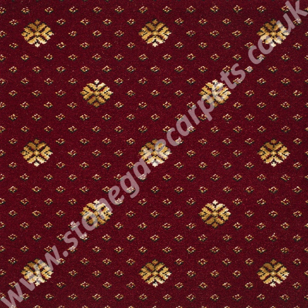 Brintons Carpets Royal Marquis Collection Burgundy Red Flake 1/50345 (per M²)